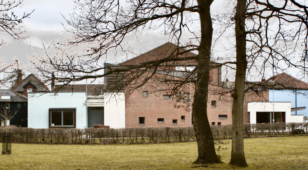 Dereham Memorial Hall, rear exterior